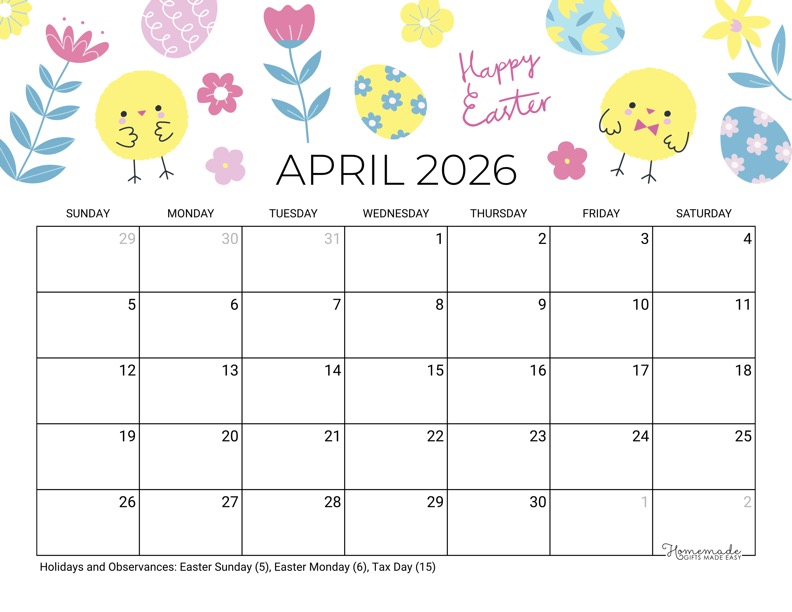 april-calendar-2026-printable-easter-landscape